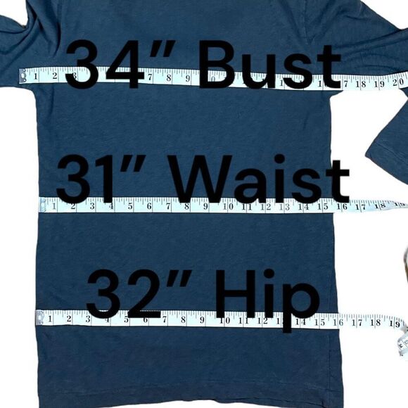 J. Crew Charcoal Perfect Tee Sz M - Picture 11 of 12